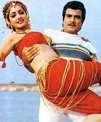 Sridevi and Jeetendra in Tohfa