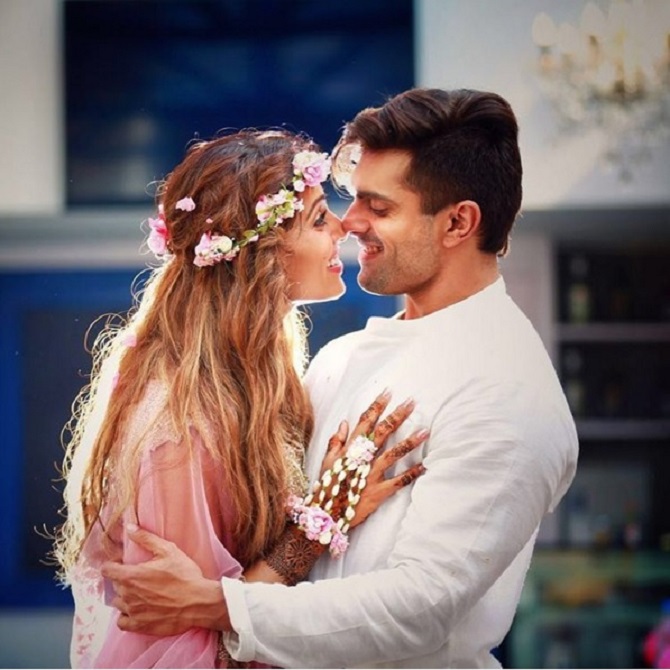 Candid Pictures From Bipasha Karan S Dreamy Wedding Movies