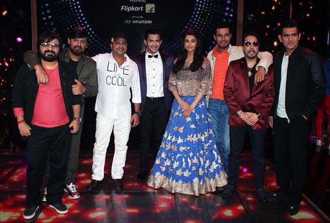 Pritam, Wajid Khan, Sajid Khan, Aditya Narayan, Aishwarya Rai Bachchan, Randeep Hooda, Mika Singh and Omung Kumar