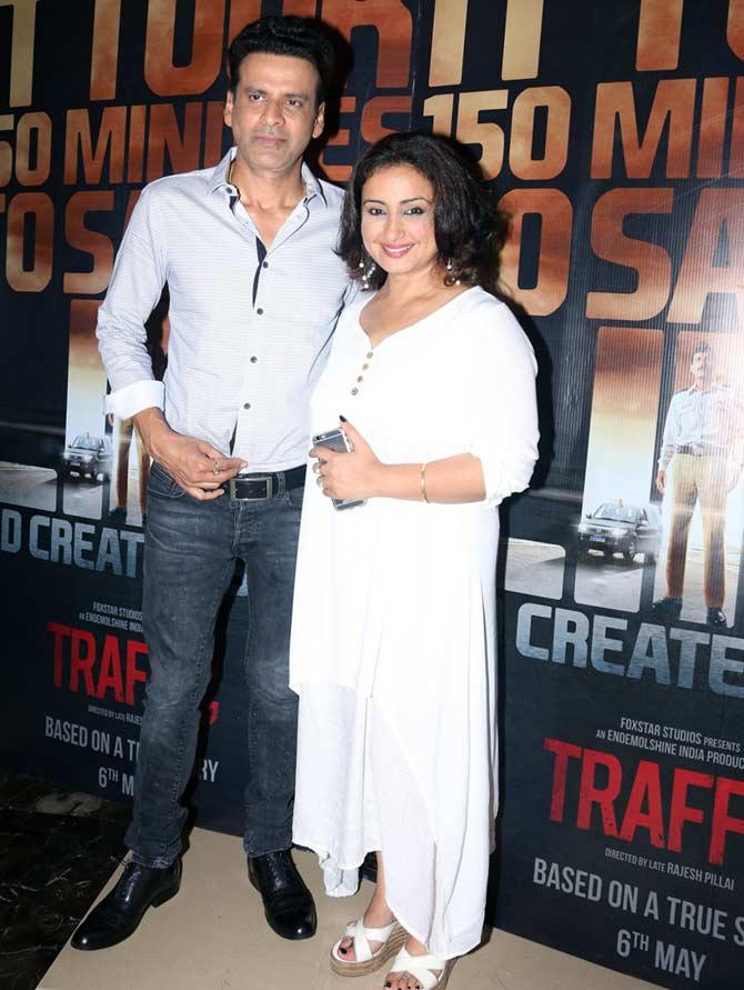 Manoj Bajpyee and Divya Dutta