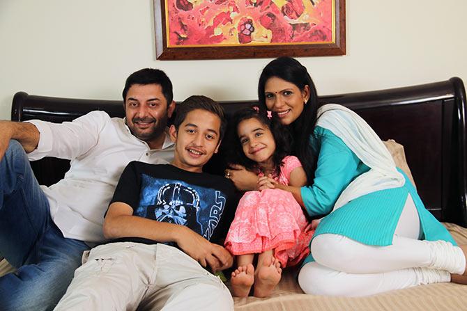 Arvind Swami, Himashu Sharma and Ekavali Khanna in Dear Dad