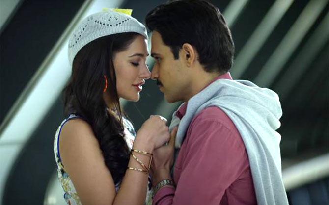 Emraan Hashmi and Nagris Fakhri in Azhar