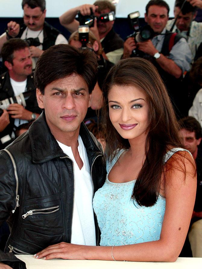 Shah Rukh Khan and Aishwarya Rai Bachchan