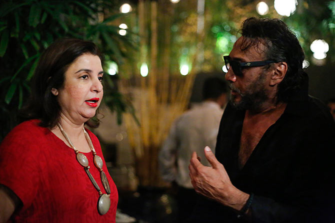 Farah Khan, Jackie Shroff