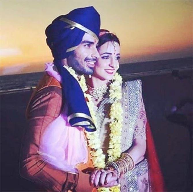 Mohit Sehgal and Sanaya Irani