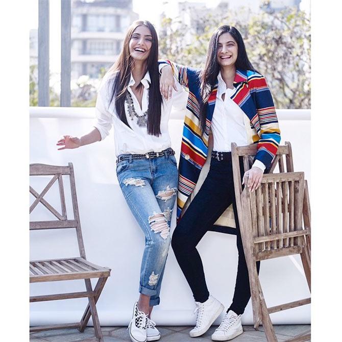 Sonam and Rhea Kapoor