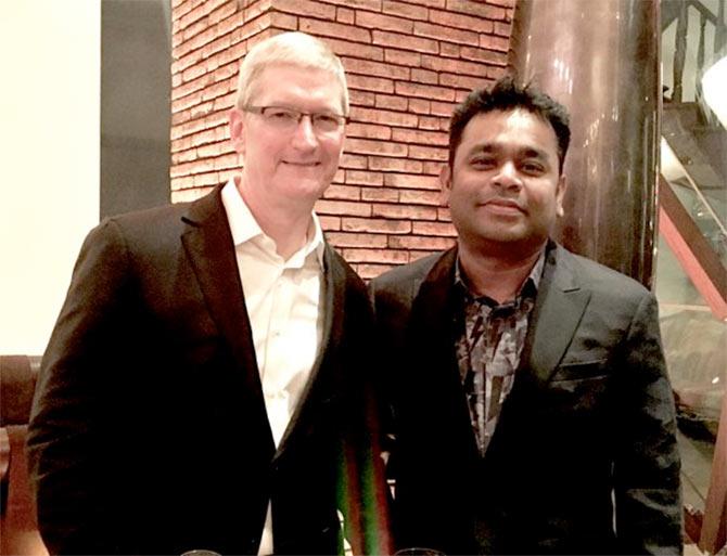 Tim Cook, AR Rahman