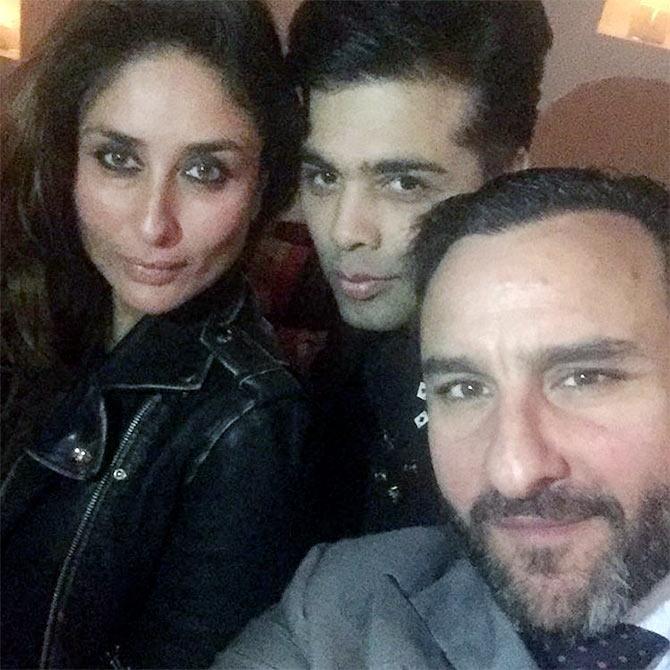 Bebo, Saif, Karan Johar