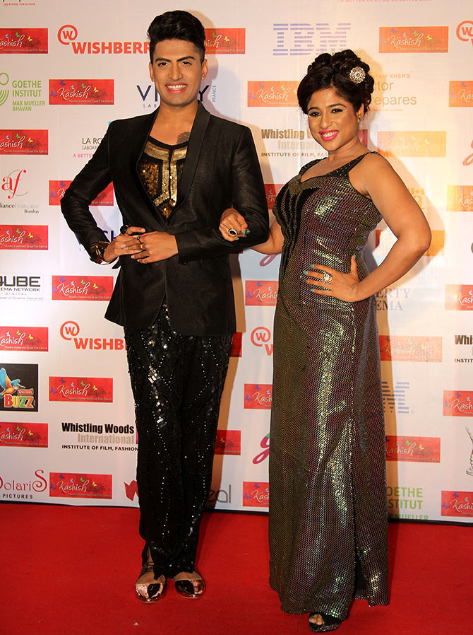 Sushant Divgikar and Malishka