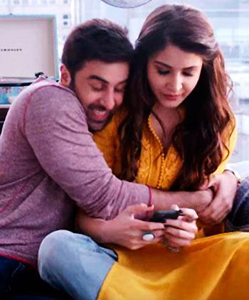 Ranbir Kapoor and Anushka Sharma in Ae Dil Hai Mushkil