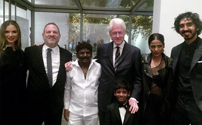 Bill Clinton at Lion premiere