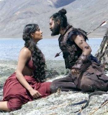 Saiyami Kher and Harshvardhan Kapoor in Mirzya