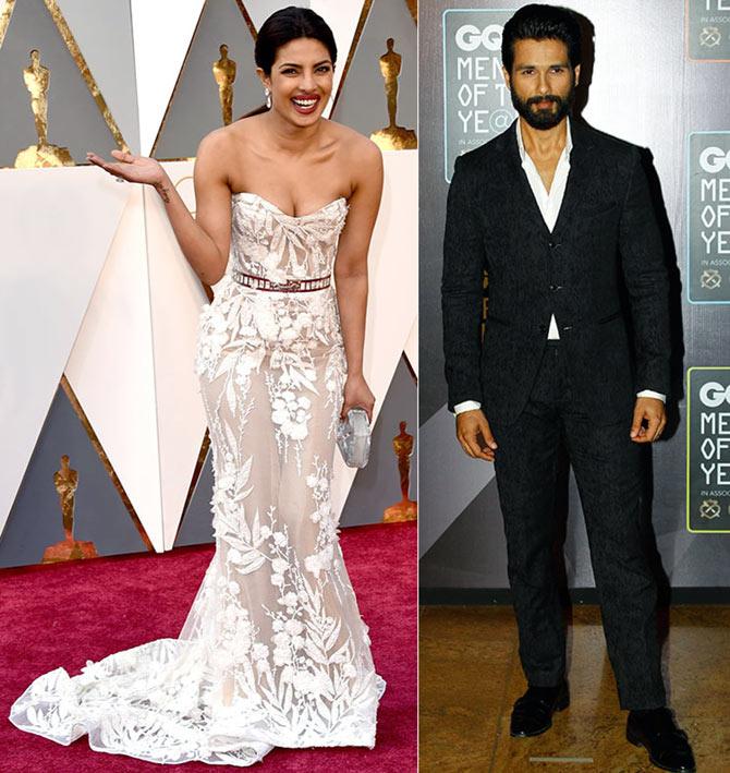 Priyanka and Shahid Kapoor