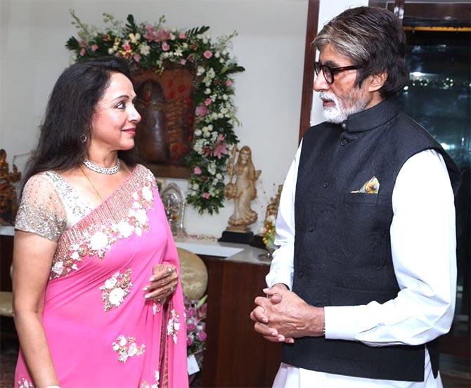 Hema Malini, Amitabh Bachchan