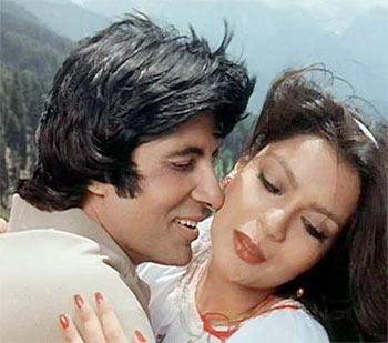 Amitabh Bachchan and Zeenat Aman in Laawaris