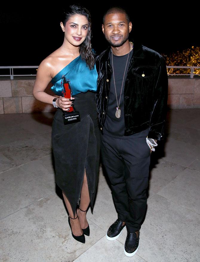 Priyanka Chopra, Usher