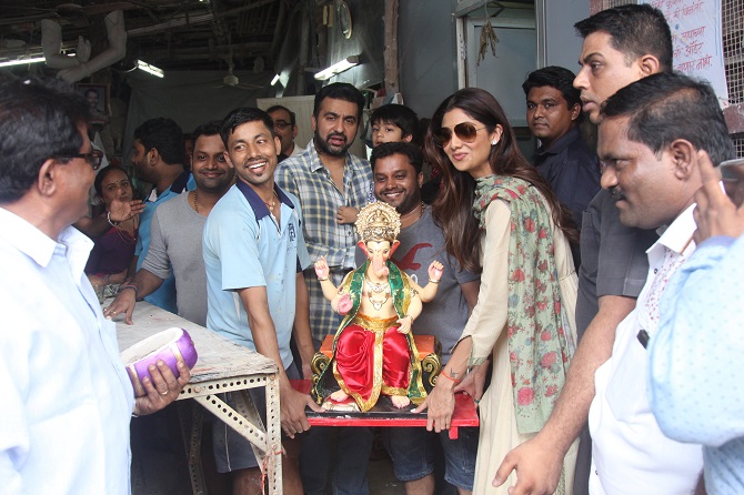 Shilpa Shetty Ganpati