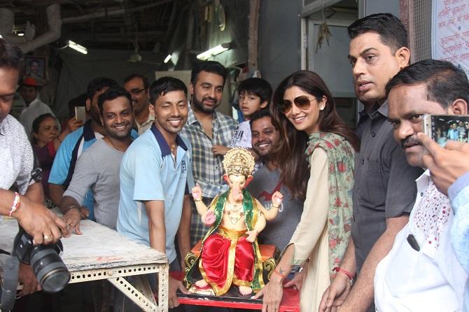 Shilpa Shetty Ganpati