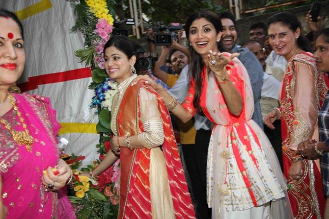 Shilpa Shetty ganpati