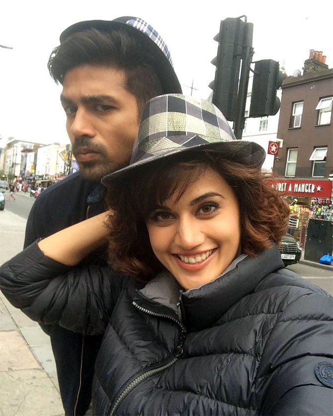 Saqib Saleem and Taapsee Pannu