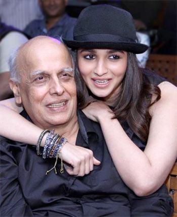 Mahesh Bhatt and Alia Bhatt