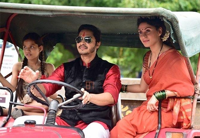 Shreyas Talpade and Manjari Phadnis