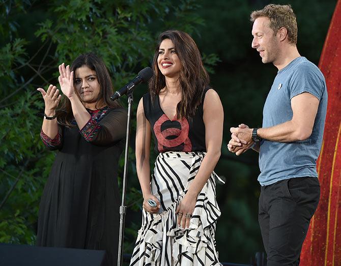 Priyanka Chopra and musician Chris Martin