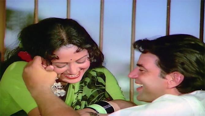 Hema Malini and Dharmendra