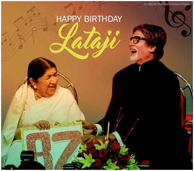 Lata Mangeshkar, Amitabh Bachchan