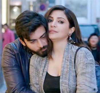 Fawad Khan and Anushka Sharma in ae Dil Hai Mushkil