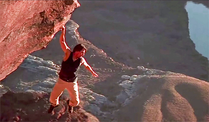 tom cruise off the cliff