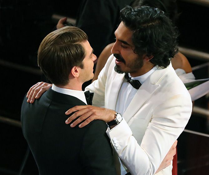 Dev Patel, right, and Andrew Garfield