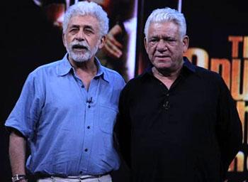 Naseeruddin Shah and Om Puri