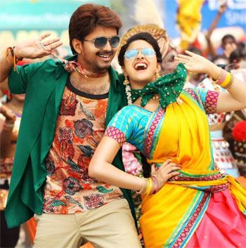 Vijay and Keerthy Suresh in Bairavaa