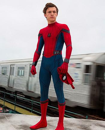 Tom Holland in Spider-Man: Homecoming