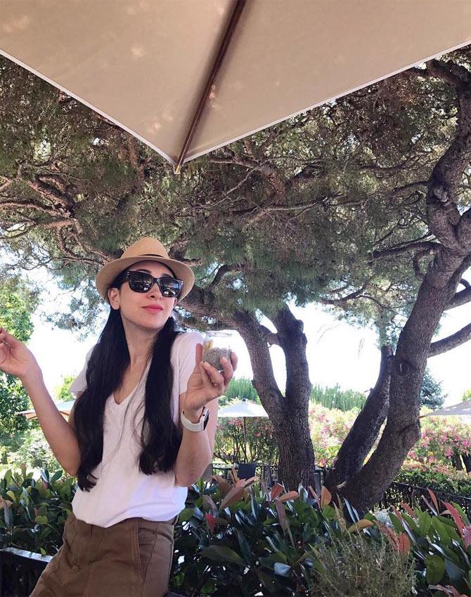 PIX: Karisma Kapoor's European holiday - Rediff.com movies