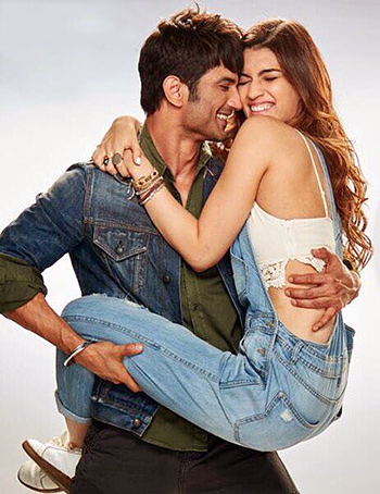 Sushant Singh Rajput and Kriti Sanon in Raabta