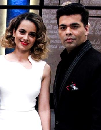 Kangana Ranaut and Karan Johar on Koffee With Karan