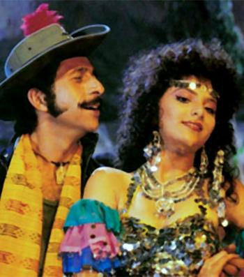 Naseeruddin Shah and Sonam in Tridev