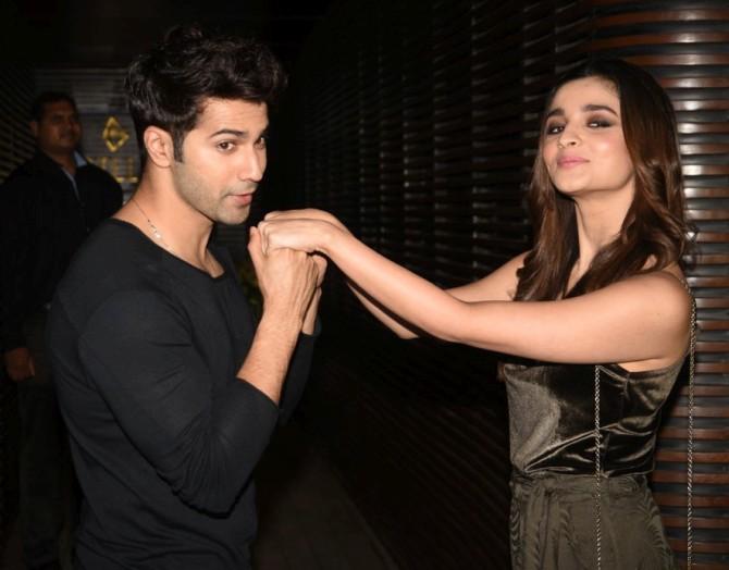 PIX: Alia, Varun party with Karan Johar - Rediff.com movies