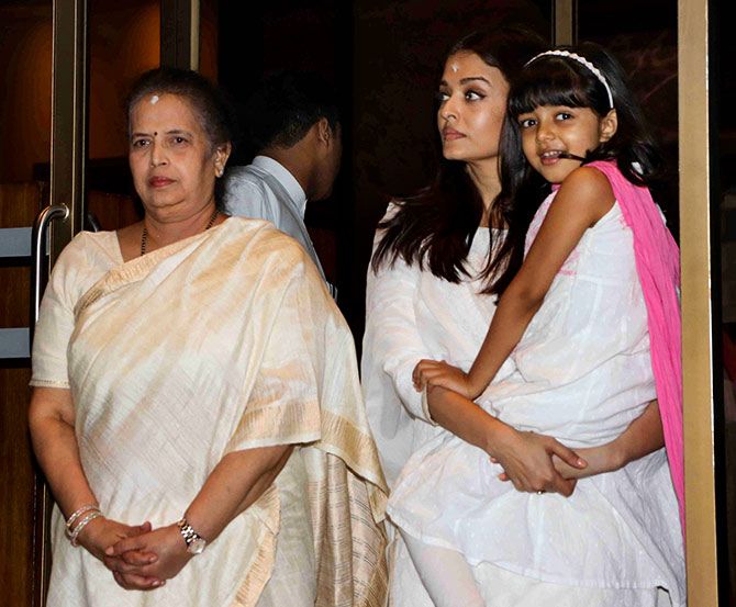 Bollywood pays its last respects to Aishwarya's father  movies