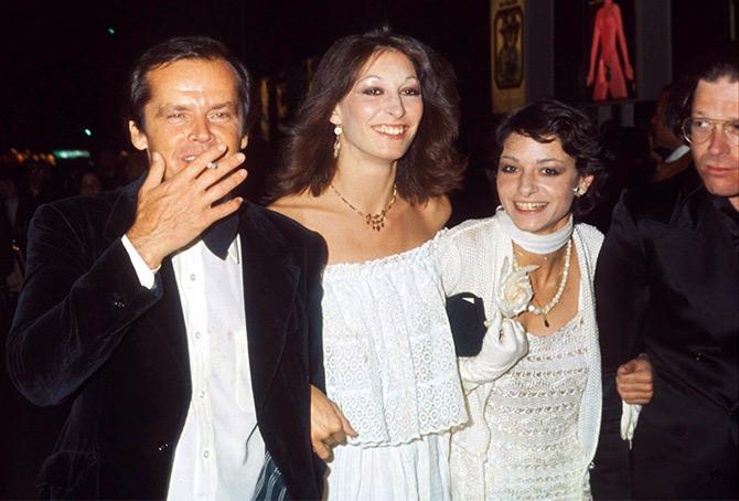 Jack Nicholson and Anjelica Huston Cannes