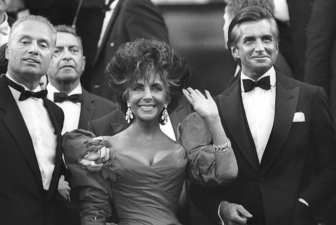 Elizabeth Taylor and George Hamilton