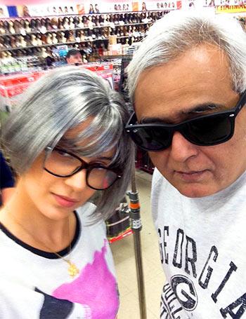 Kangana Ranaut and Hansal Mehta