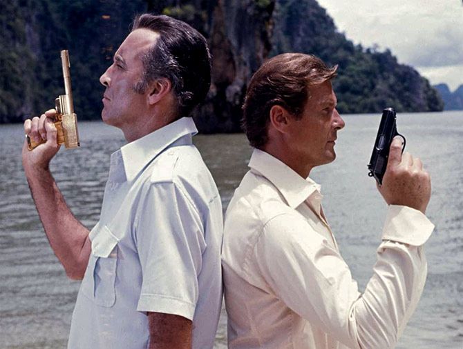 Roger Moore the man with the golden gun