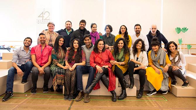 Monsoon Wedding musical team