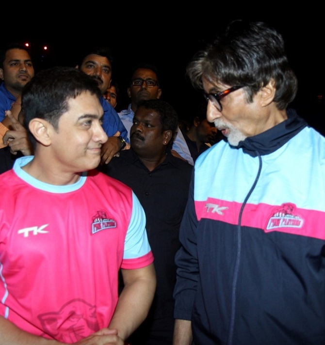 Aamir Khan and Amitabh Bachchan