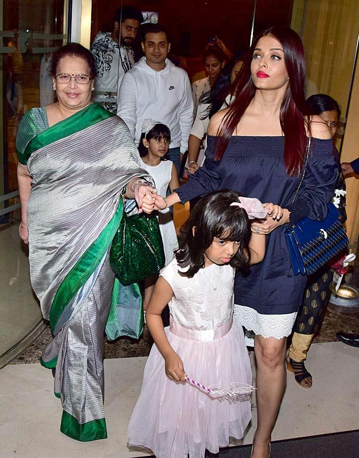 PIX: Abhishek-Aishwarya celebrate Aaradhya's birthday - Rediff.com Movies