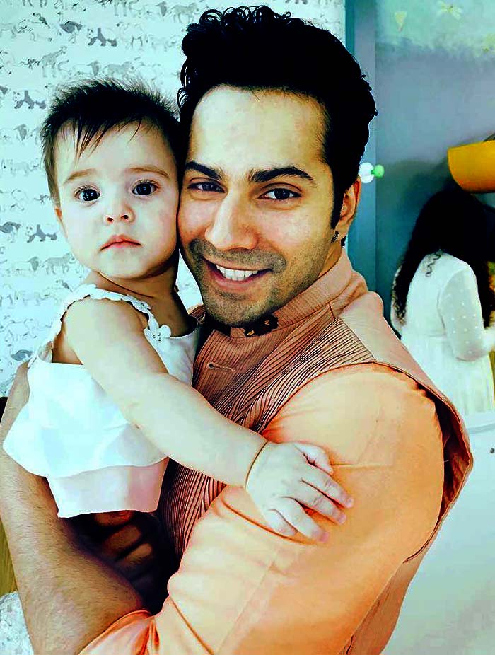 Varun With Kjos Baby Girl The Cutest Baby Pictures Rediffcom Movies