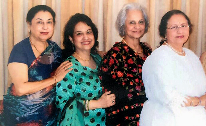 Jabeen, Shakila, Waheeda Rehman and Nanda